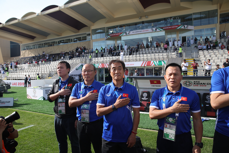 HLV Park Hang-seo, người truyền cảm hứng cho cầu thủ và NHM yêu bóng đá Việt Nam hlv park hang seo, viet nam, asian cup 2019, quang hai, cong phuong